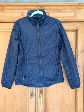 L.L. Bean Navy Quilted Packable Puffer Jacket